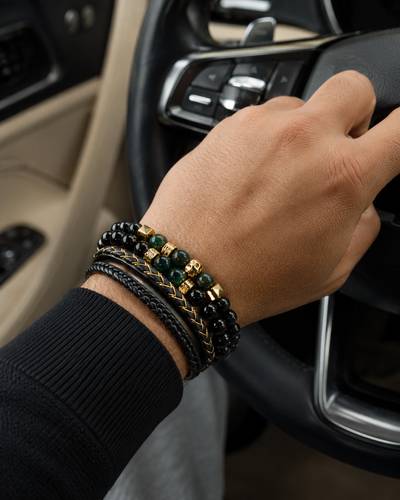 Pulsera de varias piezas para hombre verde oscuro ALDO
