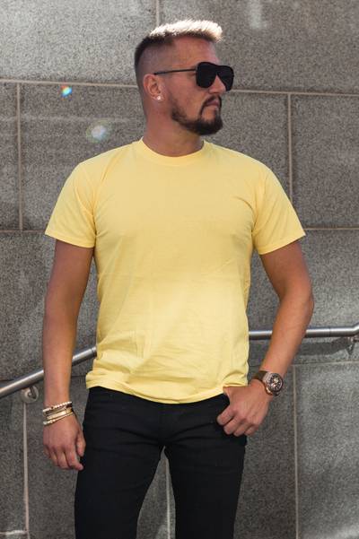 Camiseta amarilla Fruit Of the Loom
