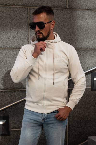 City beige sudadera con capucha JERONE City beige sudadera con capucha JERONE