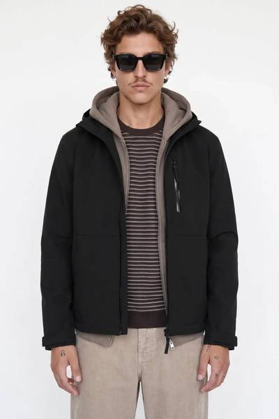 Chaqueta técnica negra JACK&JONES