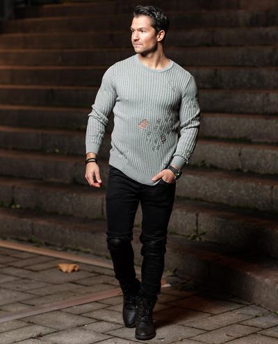 Ripped Knit Rusty Neal Ripped Knit Rusty Neal